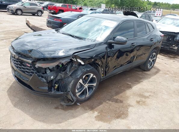 KL77LGEP0SC209578 2025 CHEVROLET TRAX Черный Передняя левая четверть