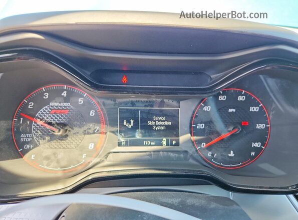KL77LGEP1TC120085 2026 CHEVROLET TRAX Синий Вид щитка приборов
