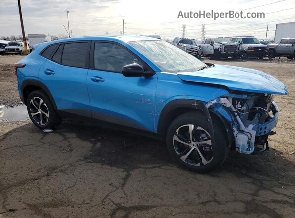 KL77LGEP2SC155233 2025 CHEVROLET TRAX Blue Przód prawy