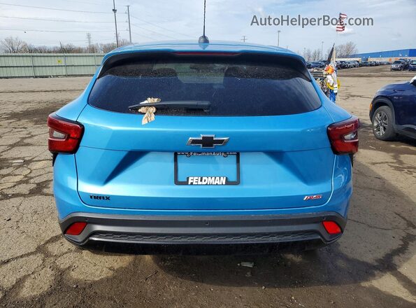 KL77LGEP2SC155233 2025 CHEVROLET TRAX Blue Widok z tyłu