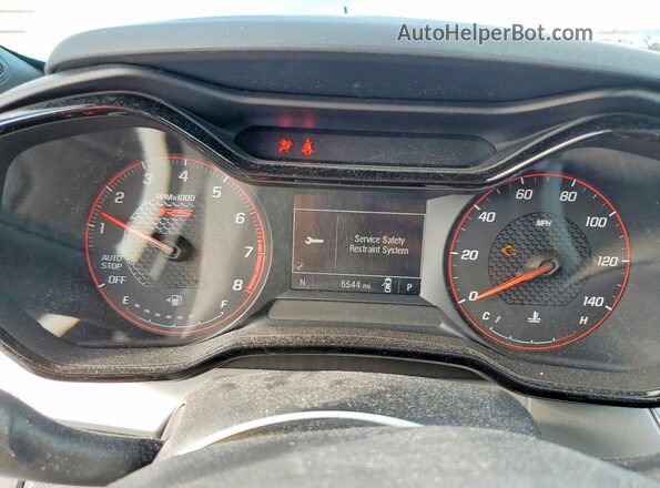 KL77LGEP2SC155233 2025 CHEVROLET TRAX Blue Widok zestawu wskaźników