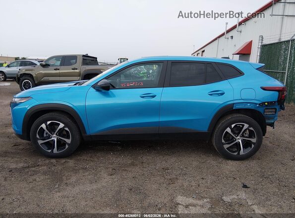 KL77LGEP2SC275744 2025 CHEVROLET TRAX Blue 