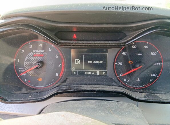 KL77LGEP3SC017104 2025 CHEVROLET TRAX Gold Вид щитка приладів