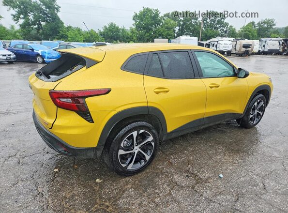 KL77LGEP3SC150221 2025 CHEVROLET TRAX Yellow Հետևի աջ
