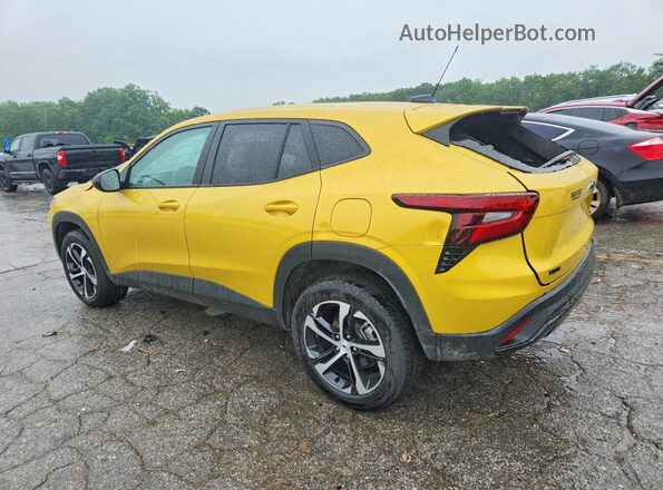 KL77LGEP3SC150221 2025 CHEVROLET TRAX Yellow Հետևի ձախ