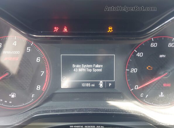 KL77LGEP3SC195109 2025 CHEVROLET TRAX White Widok tylnych siedzeń