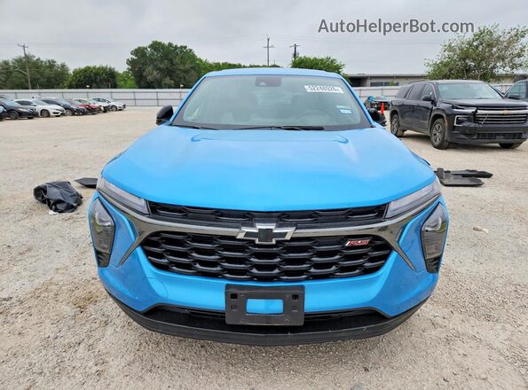 KL77LGEP3SC330329 2025 CHEVROLET TRAX Blue Front view