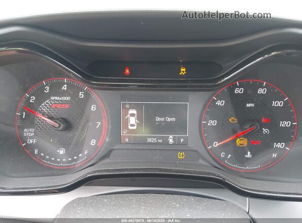 KL77LGEP4TC113583 2026 CHEVROLET TRAX Серый Вид задних сидений