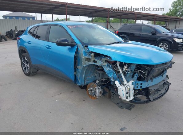 KL77LGEP6SC054230 2025 CHEVROLET TRAX Blue 