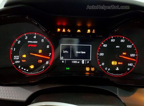 KL77LGEP6SC292885 2025 CHEVROLET TRAX Серый Вид щитка приборов