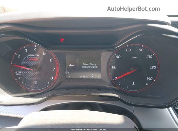 KL77LGEP6TC100916 2026 CHEVROLET TRAX White Вид задніх сидінь
