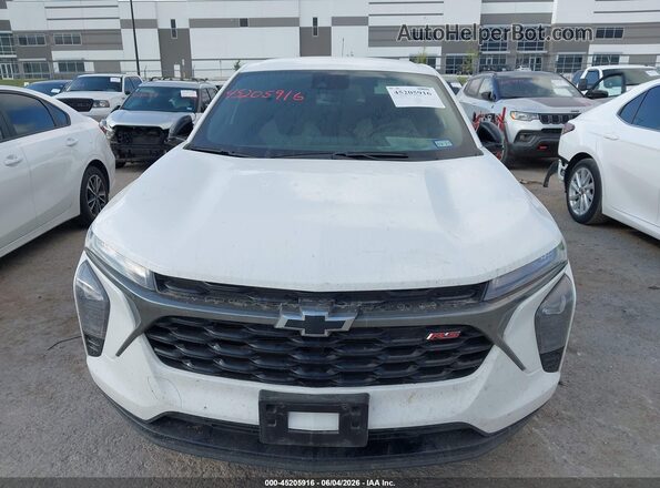 KL77LGEP7SC230427 2025 CHEVROLET TRAX White Սարքավորումների վահանակի տեսք