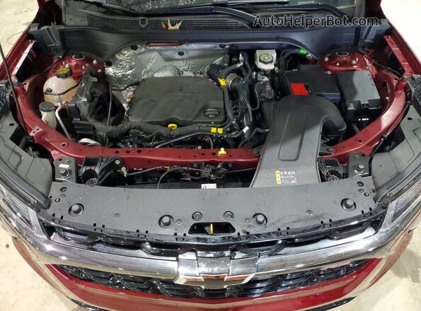 KL77LGEP8SC135956 2025 CHEVROLET TRAX Burgundy Engine compartment view