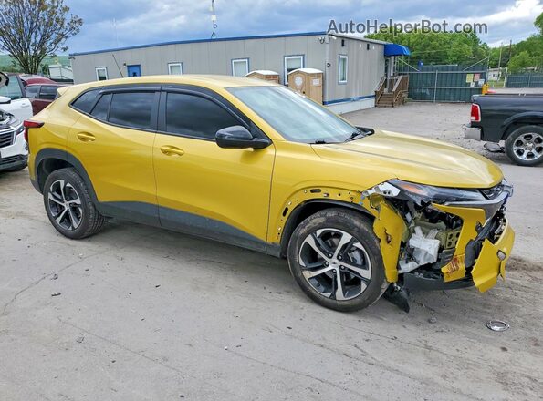 KL77LGEP9SC076402 2025 CHEVROLET TRAX Yellow Առջևի աջ