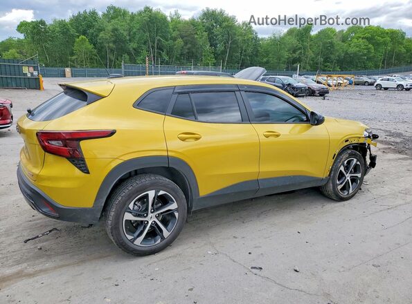 KL77LGEP9SC076402 2025 CHEVROLET TRAX Yellow Հետևի աջ