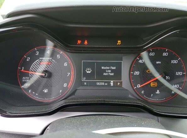 KL77LGEP9SC076402 2025 CHEVROLET TRAX Yellow Սարքավորումների վահանակի տեսք