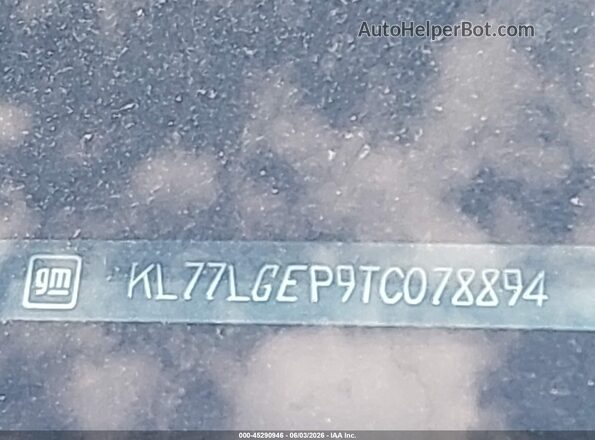 KL77LGEP9TC078894 2026 CHEVROLET TRAX Black 