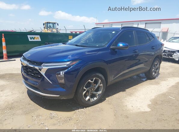 KL77LHE20RC217099 2024 CHEVROLET TRAX Blue Առջևի ձախ երեք քառորդ տեսարան