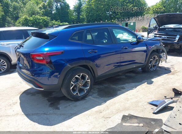 KL77LHE22RC218173 2024 CHEVROLET TRAX Blue Rear right