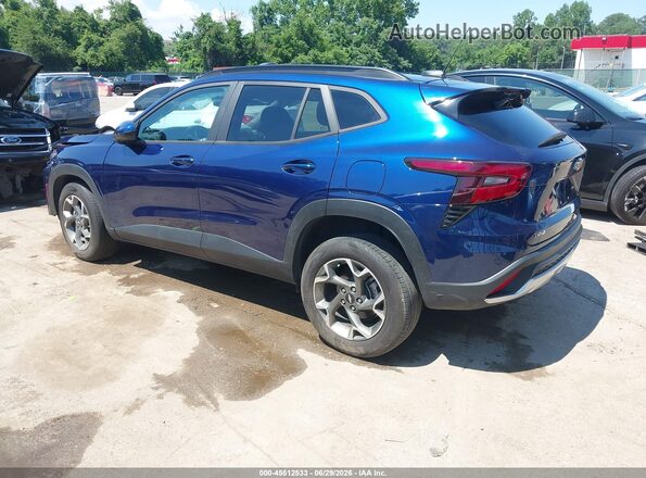KL77LHE22RC218173 2024 CHEVROLET TRAX Blue Rear left