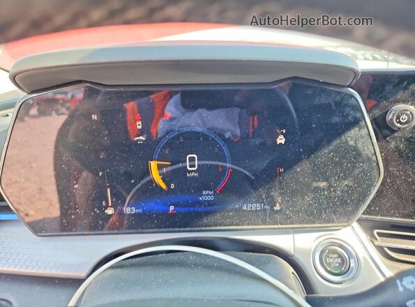 KL77LHE23RC024705 2024 CHEVROLET TRAX Red Widok zestawu wskaźników