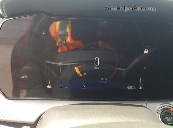KL77LHE24RC083472 2024 CHEVROLET TRAX Red Widok zestawu wskaźników