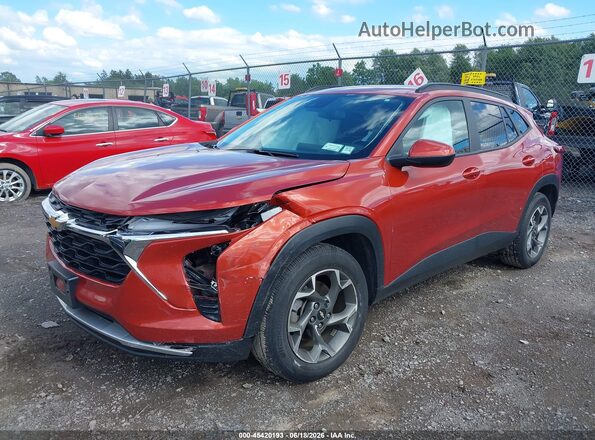 KL77LHE27RC011617 2024 CHEVROLET TRAX Оранжевый Передняя левая четверть