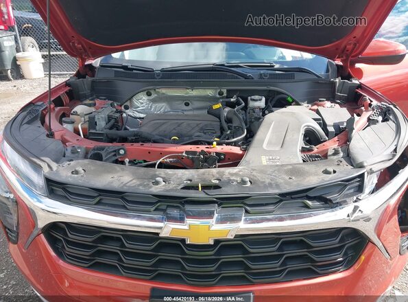 KL77LHE27RC011617 2024 CHEVROLET TRAX Оранжевый Вид сзади
