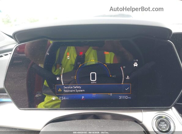 KL77LHE27RC011617 2024 CHEVROLET TRAX Оранжевый Вид задних сидений