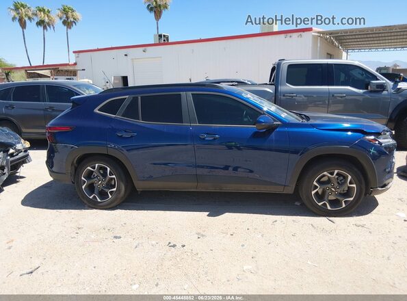 KL77LHE27RC041474 2024 CHEVROLET TRAX Blue Widok zestawu wskaźników