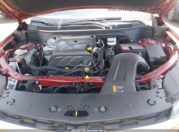 KL77LHE28RC039152 2024 CHEVROLET TRAX Red Rear view