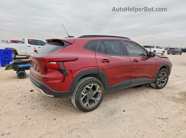 KL77LHE29RC187603 2024 CHEVROLET TRAX Maroon Trasero derecho