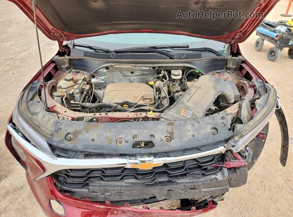 KL77LHE29RC187603 2024 CHEVROLET TRAX Maroon Vista interior trasera