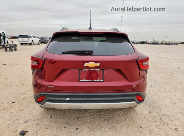 KL77LHE29RC187603 2024 CHEVROLET TRAX Maroon Vista trasera