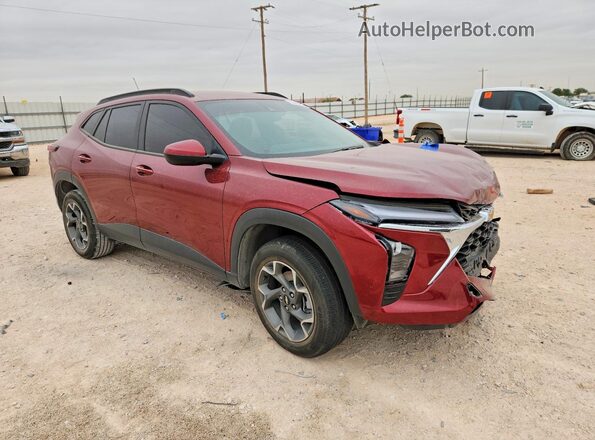 KL77LHE29RC187603 2024 CHEVROLET TRAX Maroon Delantero derecho