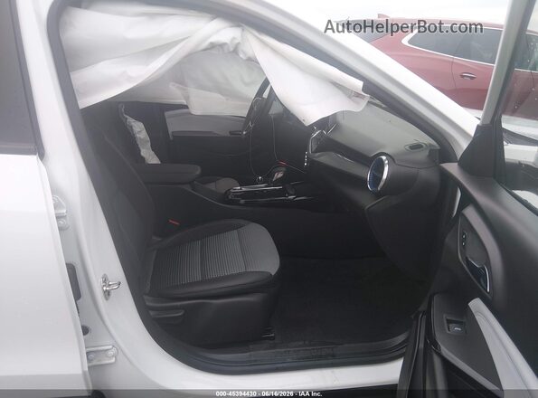 KL77LHEP0SC322906 2025 CHEVROLET TRAX White Front interior view