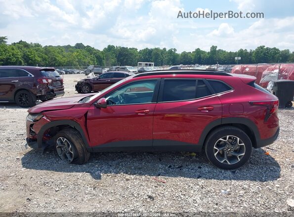 KL77LHEP3SC094514 2025 CHEVROLET TRAX Red Vista interior de 360 grados