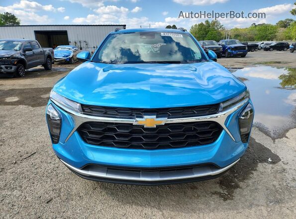 KL77LHEP3SC308448 2025 CHEVROLET TRAX Blue Front view