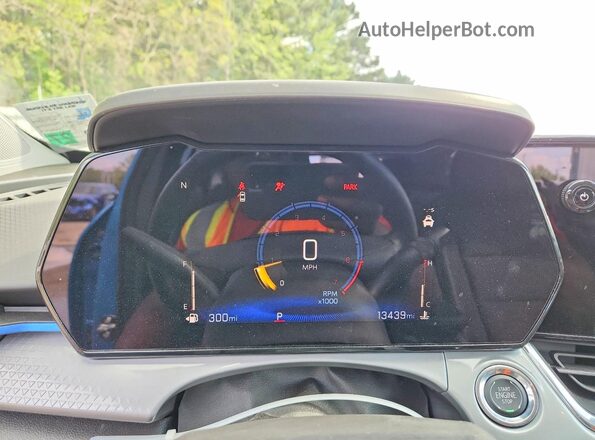 KL77LHEP3SC308448 2025 CHEVROLET TRAX Blue Instrument cluster view
