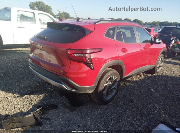 KL77LHEP3TC014954 2026 CHEVROLET TRAX Красный Задняя правая четверть