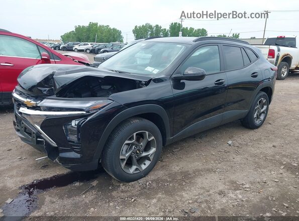 KL77LHEP4SC086406 2025 CHEVROLET TRAX Черный Передняя левая четверть