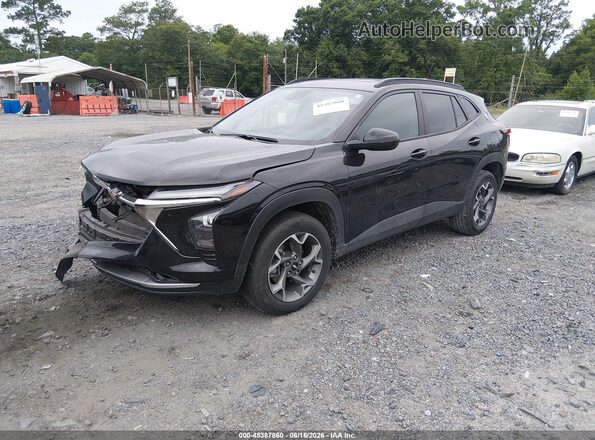 KL77LHEP4SC193262 2025 CHEVROLET TRAX Black წინა მარცხენა ხედი სამი მეოთხედიდან