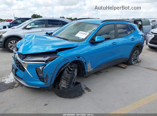KL77LHEP4SC205944 2025 CHEVROLET TRAX Blue Front left