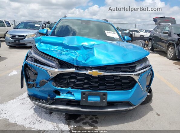 KL77LHEP4SC205944 2025 CHEVROLET TRAX Blue Front view