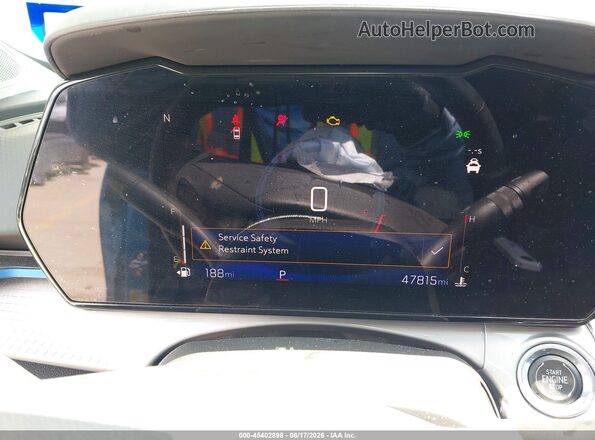 KL77LHEP4SC205944 2025 CHEVROLET TRAX Blue Rear seats view