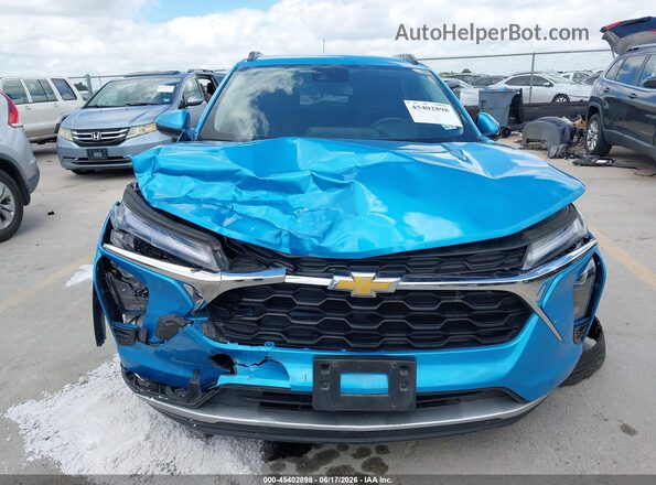 KL77LHEP4SC205944 2025 CHEVROLET TRAX Blue Instrument cluster view