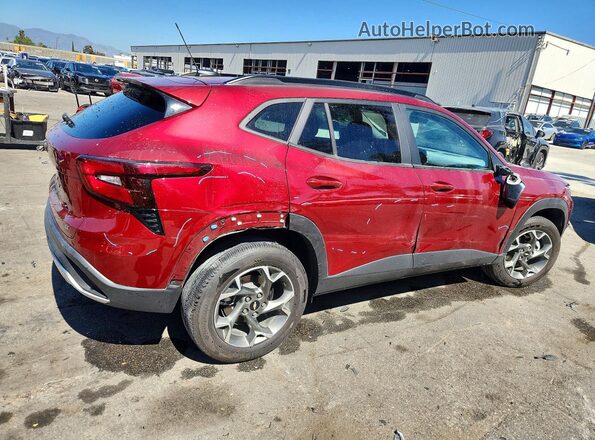 KL77LHEP4SC231170 2025 CHEVROLET TRAX Burgundy Հետևի աջ