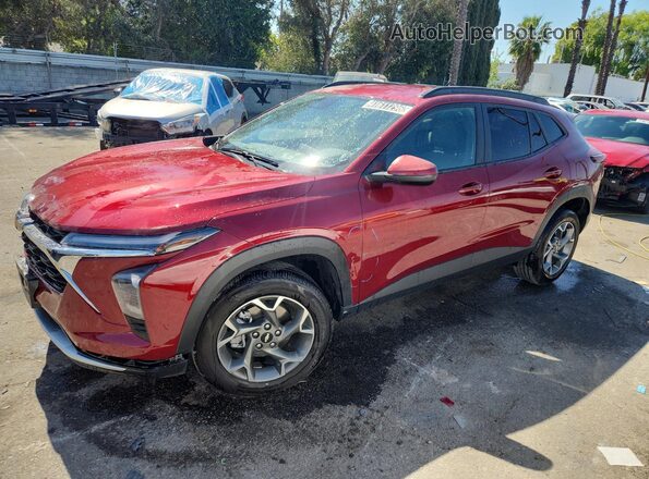 KL77LHEP4SC231170 2025 CHEVROLET TRAX Burgundy Սալոնի 360 աստիճան տեսք