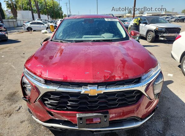 KL77LHEP4SC231170 2025 CHEVROLET TRAX Burgundy VIN կոդի պիտակի տեսք