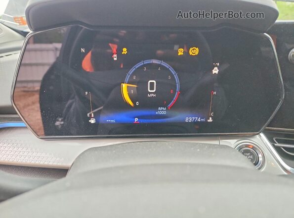 KL77LHEP4SC237759 2025 CHEVROLET TRAX Black Vista del cuadro de instrumentos